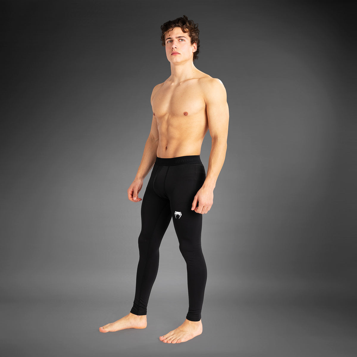Pantalon de compression pour hommes Venum Contender - Noir/Blanc - product-type_Pantalons de Compression