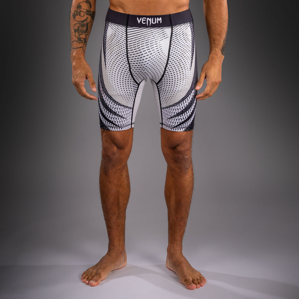 Short de Compression Venum Galactic 3.0 - Blanc Cassé/Noir - product-type_Shorts de compression