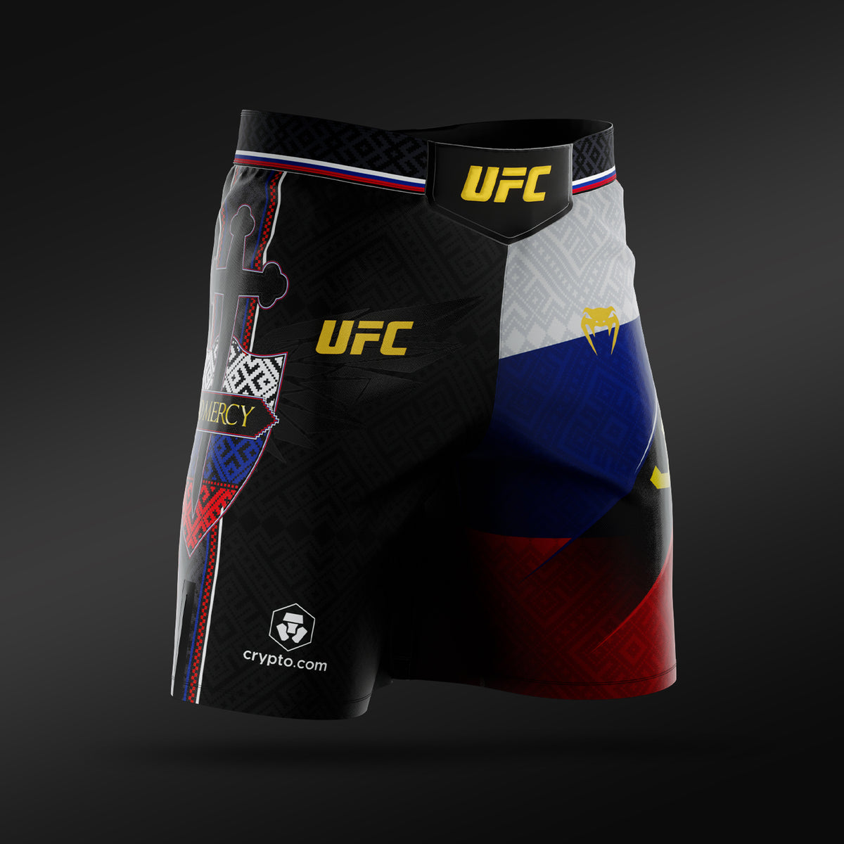 Short de Combat Petr Yan pour Homme Coupe Longue Venum UFC Unrivaled by Venum – Noir - product-type_Shorts de MMA