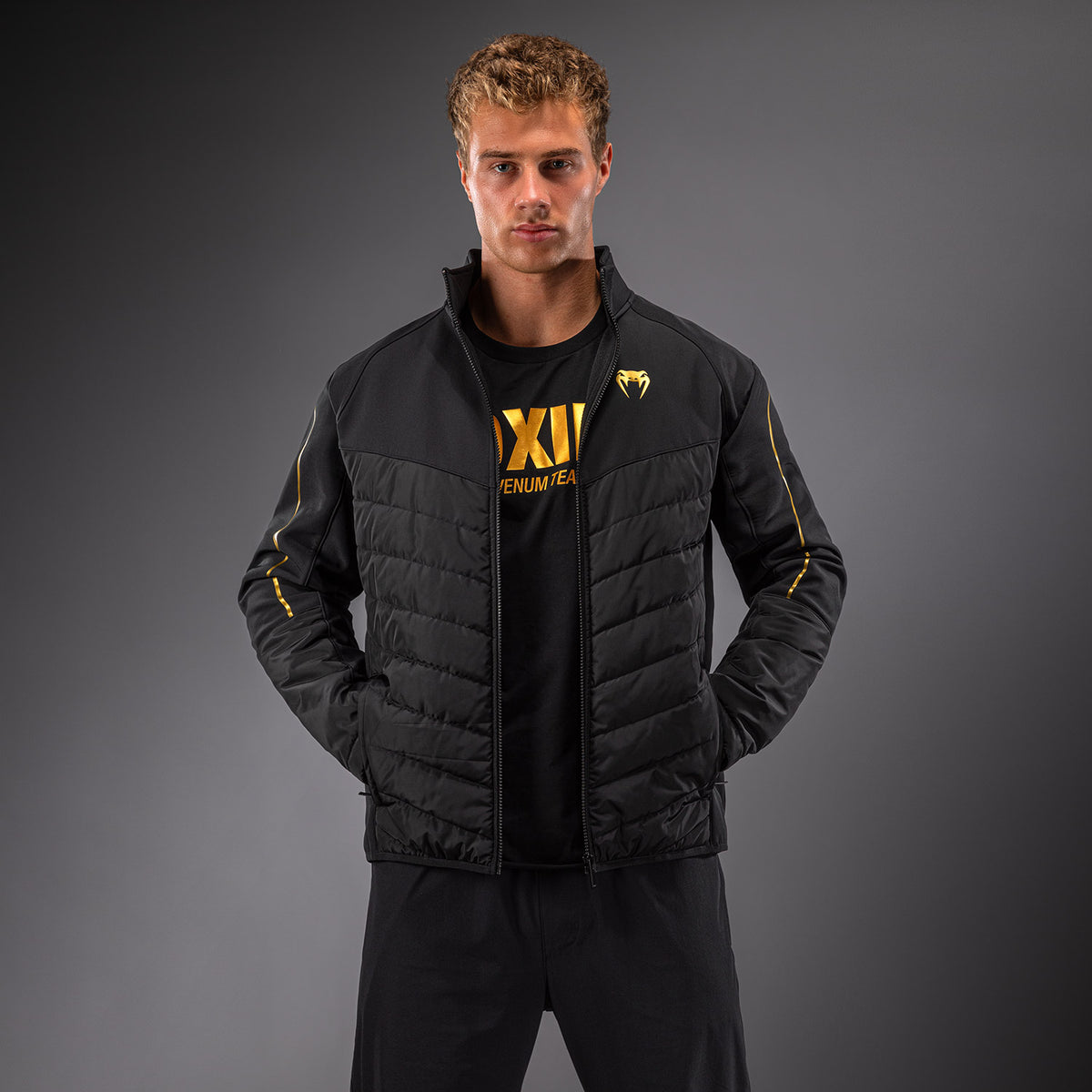 Veste softshell Venum Paddock - Noir/Or - product-type_Vestes