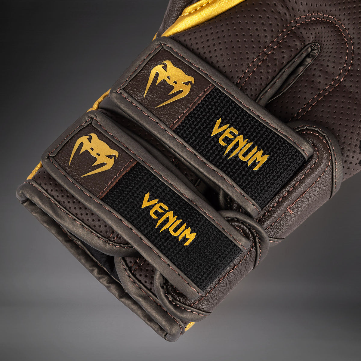 Gants de Boxe Venum Reverso - Chocolat/Or - product-type_Gants de boxe