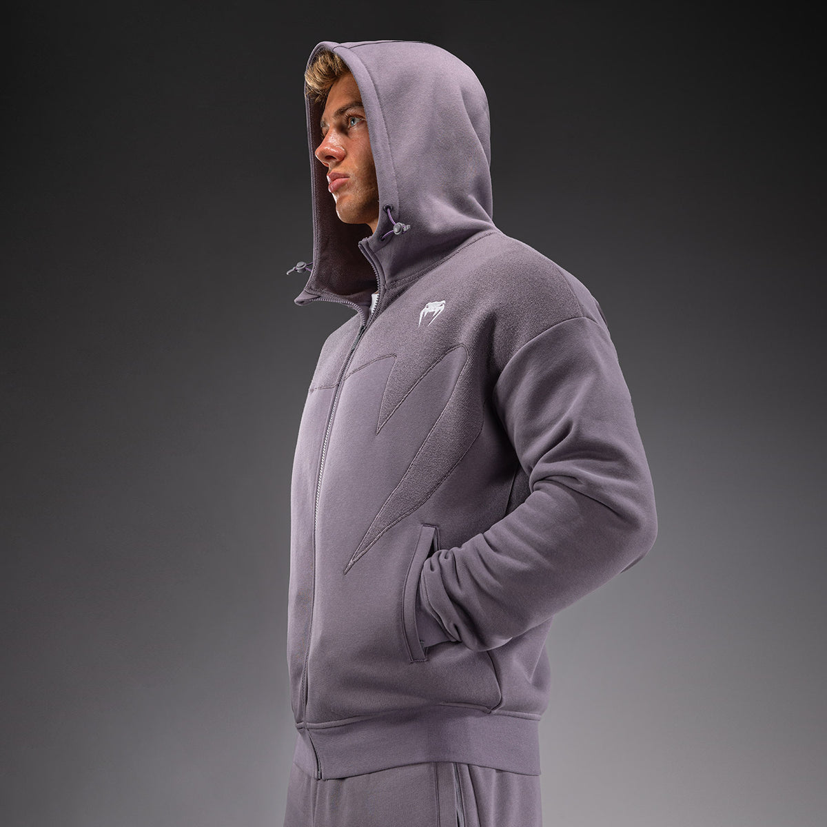 Veste de survêtement Venum Attack Fleece & Weave - Gris lavande - product-type_Sweatshirts