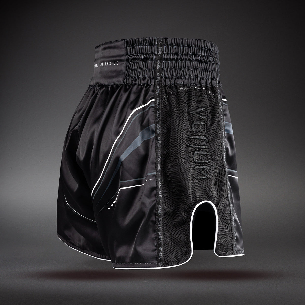 Short de Muay Thaï Venum Streamline – Noir/Blanc - product-type_Shorts de Muay Thai