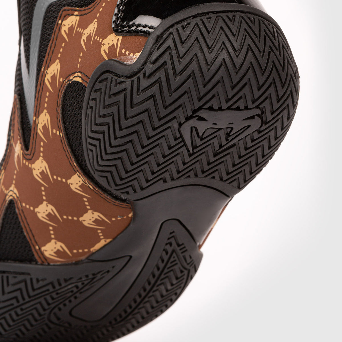 Chaussures de Boxe Venum Elite Evo Monogram - Noir/Marron - product-type_Chaussures de boxe