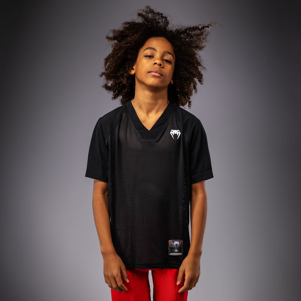 Maillot à manches Courtes pour Enfants Venum Elite Football - Noir - product-type_T-Shirts Dry Tech