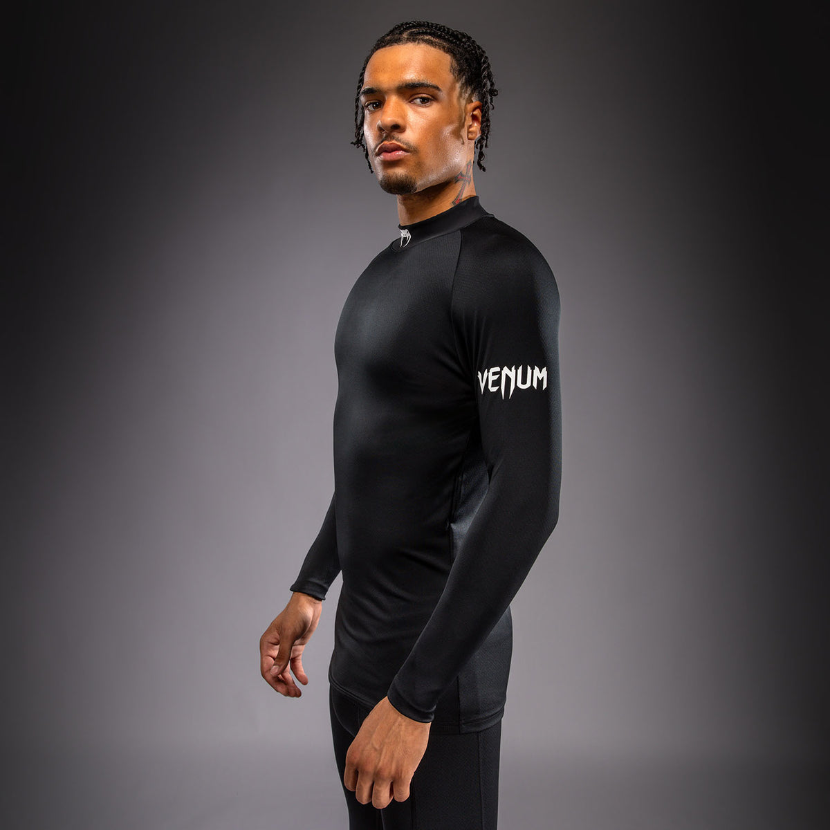 T-shirt à manches longues Venum MX Basics Performance Underwear - Noir/Blanc - product-type_T-Shirts