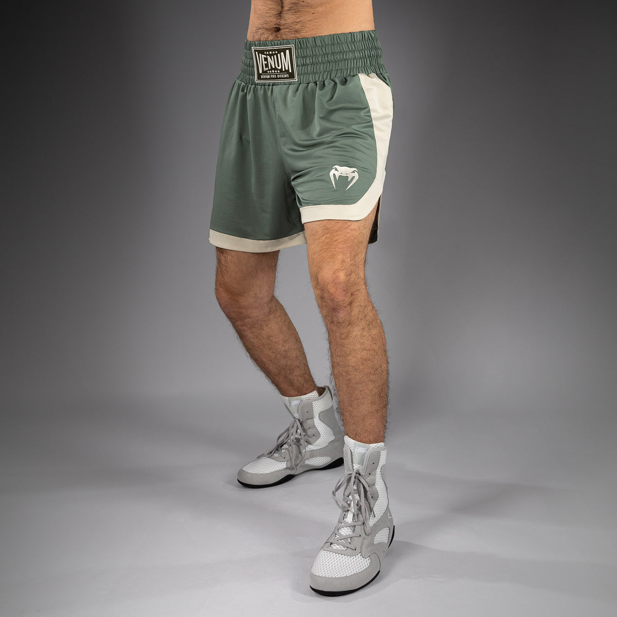 Short de boxe Venum Classic - Vert d'eau/Ivoire - product-type_Shorts de boxe