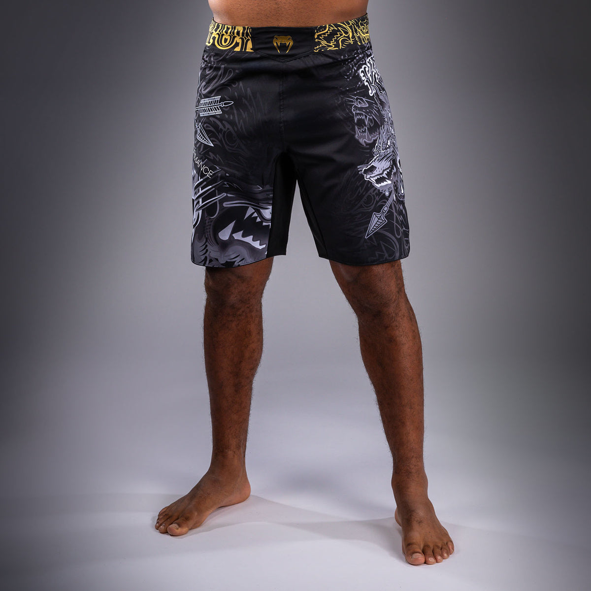 Short de Combat Venum Wolf Atak – Noir/Gris - product-type_Shorts de MMA
