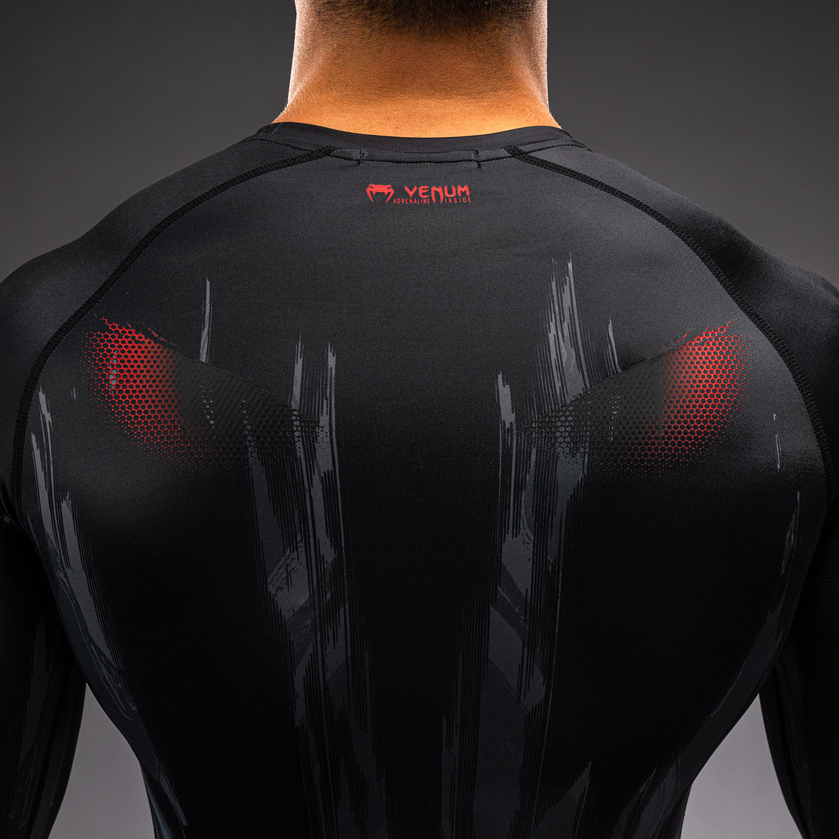 Rashguard à Manches Longues Venum Demon - Noir/Gris - product-type_T-Shirts de Compression