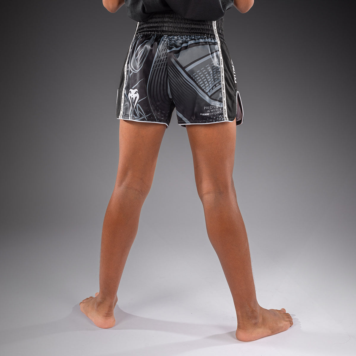 Short de Muay Thai Pour Enfant Venum Crimson Viper 2.0 - Noir/Gris - product-type_Shorts de Muay Thai