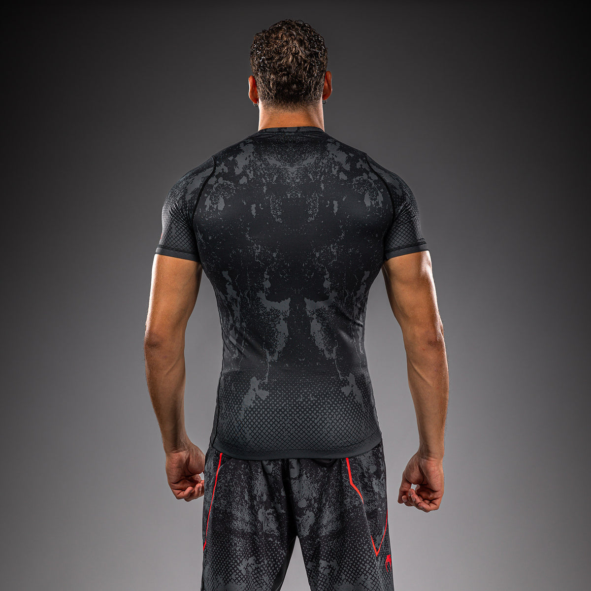 Rashguard à manches courtes Venum x Batman - Noir/Gris/Rouge - product-type_T-Shirts de Compression