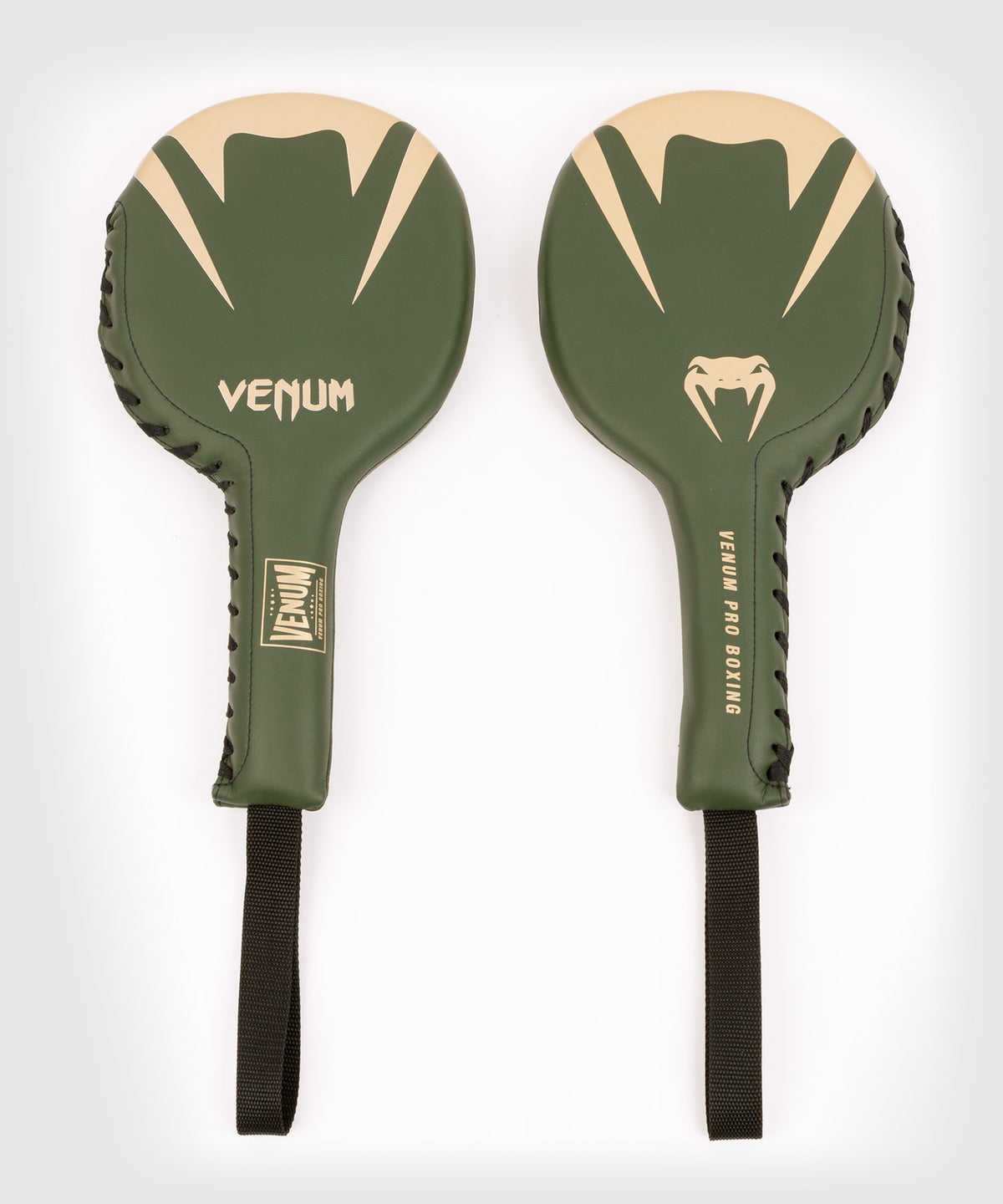 Raquettes Venum Pro Boxing (paire) - Kaki/Or - Raquettes