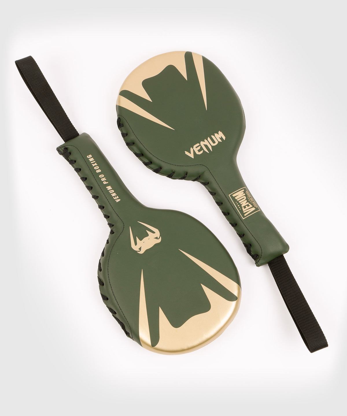 Raquettes Venum Pro Boxing (paire) - Kaki/Or - Raquettes